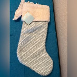 Snowflakes and Seashells Christmas Stocking